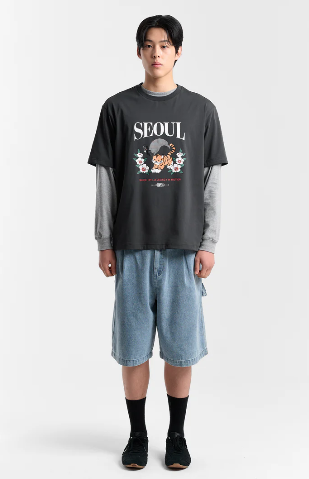 [Woodz Worn] FILA Seoul Exclusive Short Sleeve T-shirt