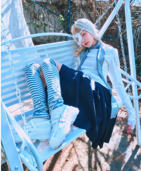 [Hearts2Hearts Ian Worn] Tuomio X FLCT Memento Patchwork Platform Mary jane Shoes