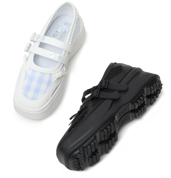 [Hearts2Hearts Ian Worn] Tuomio X FLCT Memento Patchwork Platform Mary jane Shoes