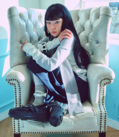 [Hearts2Hearts Ian Worn] Tuomio X FLCT Memento Patchwork Platform Mary jane Shoes