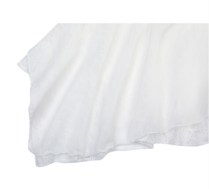 [Aespa Karina Worn] PLAIN OR PLEASURE Rose Shirring Top