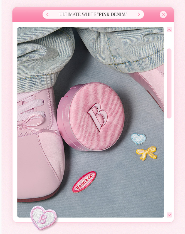 [Pink Denim Edition] Banila Co Ultimate White Cushion with Gift