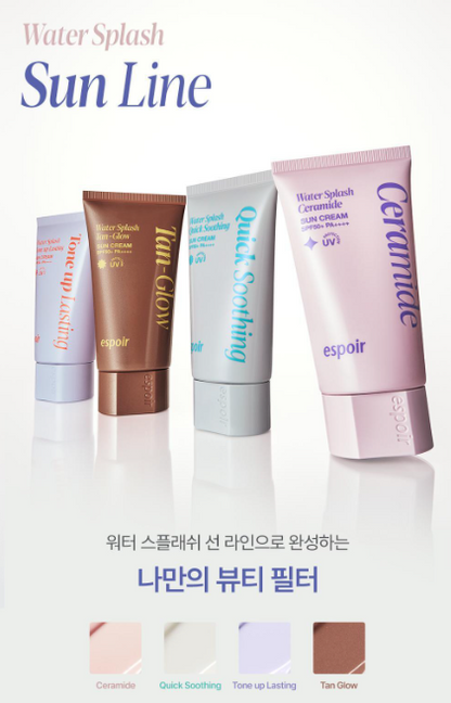 [Aespa Winter Pick] Espoir Water Splash Sun Cream Ceramide 50ml (26AD)