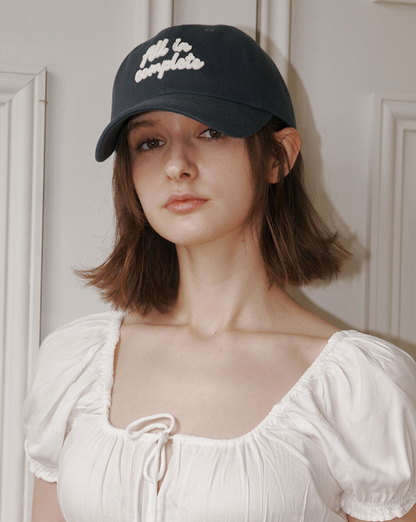 [BTS Jin Worn] ALLINCOMPLETE Fluid Applique Ball Cap