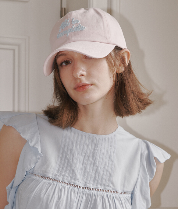 [BTS Jin Worn] ALLINCOMPLETE Fluid Applique Ball Cap