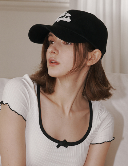 [BTS Jin Worn] ALLINCOMPLETE Fluid Applique Ball Cap