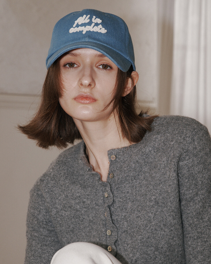 [BTS Jin Worn] ALLINCOMPLETE Fluid Applique Ball Cap