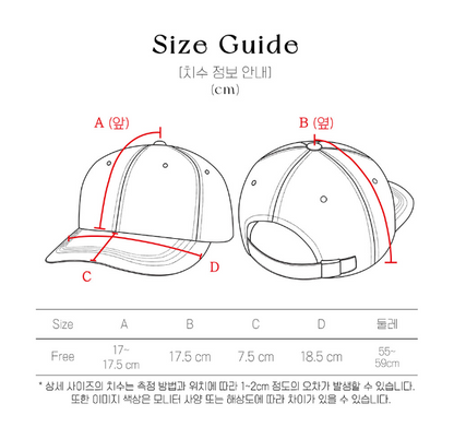 [BTS Jin Worn] ALLINCOMPLETE Fluid Applique Ball Cap