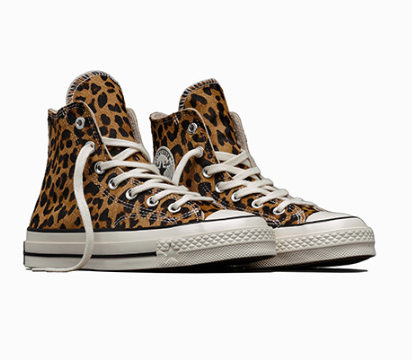 [Aespa Karina Photocard] Converse Chuck 70 X Leather/Leopard (Gift: Check the Description)