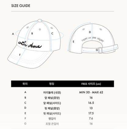 [BTS V Worn] LIN AVENUE New LA Bold Cotton Ball Cap