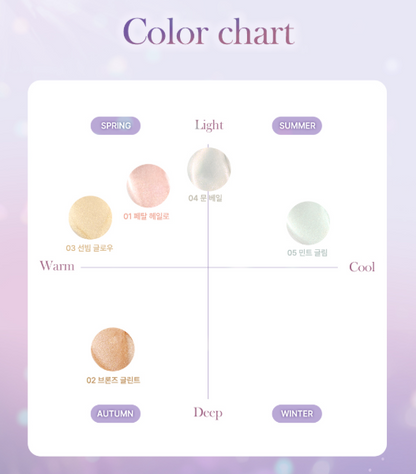[Ive Leeseo Pick] LIZDA Aura Serum Highlighter 9g (5 types)