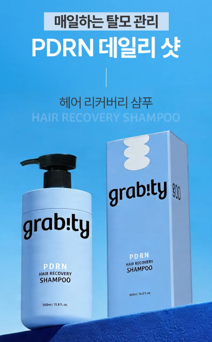 [PDRN Shampoo] Grabity Hair Recovery Shampoo 350ml with Gift (+50ml)