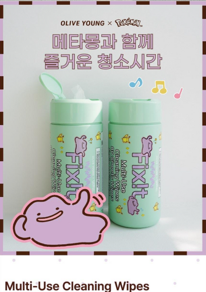 [Pokemon Edition] Fixit Mini Cleansing Roll Tissue 80 Sheets