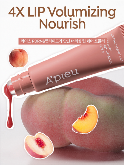 [High-Pigment Lip Serum] A'pieu Rice PDRN Nourish Lip Elixir 10g (6 Types)