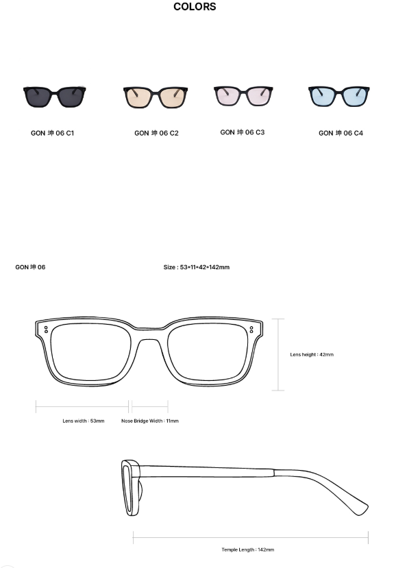 [BTS Jimin Worn] MUUT GON 6 Sunglasses