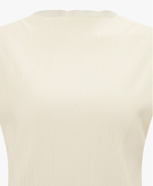 [Ive Jang Wonyoung Worn] IT'S MISHA Pleated Half Sleeve T-shirt