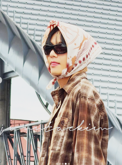 [BTS V & Jimin Worn] FREEMARIO Sun & Sun Bandana