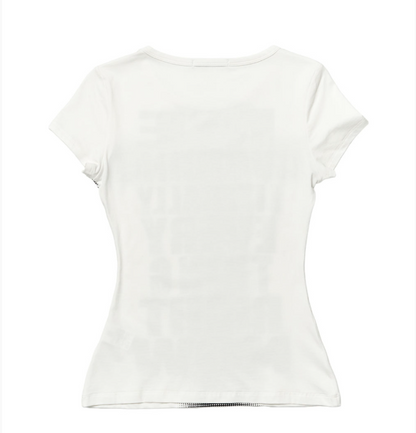 [Aespa Karina Worn] SCHISM INDUCING Avoiding Everything T-Shirt