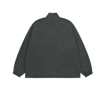 [BTS Jimin Worn] CHIN DOWN Nylon Track Jacket - Gray