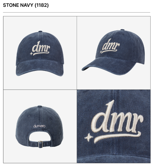 [BTS V Worn]  DUMARO Signature Star Logo Ball Cap