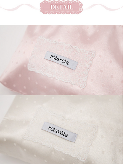 [Rom&nd x Rolarola] Juicy Flash Lip Oil with Gift (+Dotted Satin Bag)