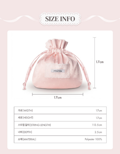 [Rom&nd x Rolarola] Juicy Flash Lip Oil with Gift (+Dotted Satin Bag)