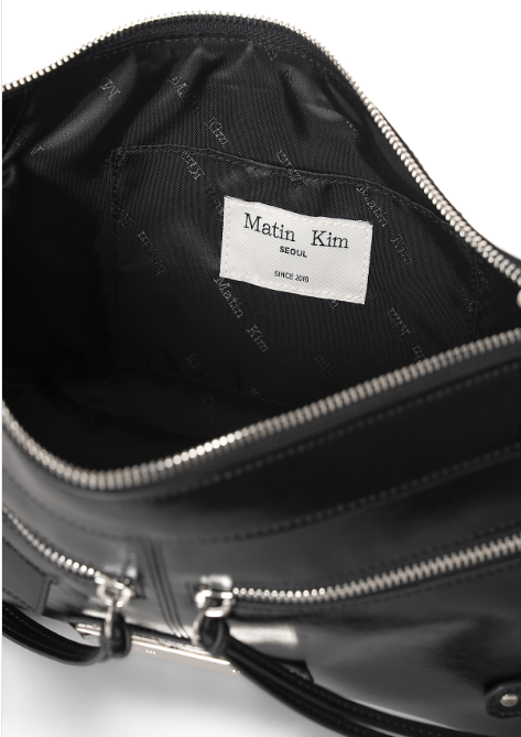 [Twice Momo X Matin Kim 26 Fall Coll.] Side Buckle Biker Shoulder Bag