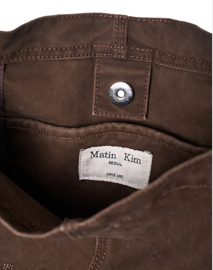 [Twice Momo X Matin Kim 26 Fall Coll.] Vintage washed Cotton Shoulder Bag