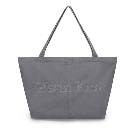 [Twice Momo X Matin Kim 26 Fall Coll.] Vintage washed Cotton Shoulder Bag