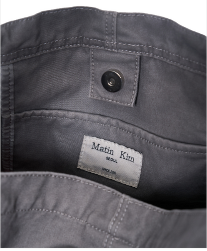 [Twice Momo X Matin Kim 26 Fall Coll.] Vintage washed Cotton Shoulder Bag