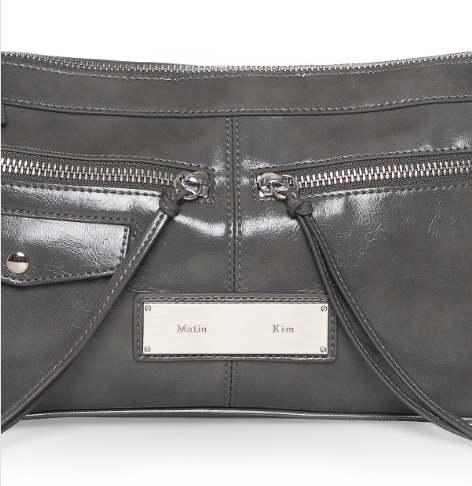 [Twice Momo X Matin Kim 26 Fall Coll.] Side Buckle Biker Shoulder Bag