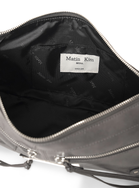 [Twice Momo X Matin Kim 26 Fall Coll.] Side Buckle Biker Shoulder Bag