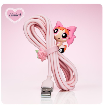 [Powerpuff Girls X UNOVE] Silk Hair Oil Essence 70ml Double Set with Gift (+Cap Ring)