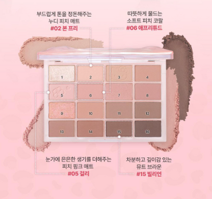 [Leopard Hello Kitty] WAKE MAKE Soft Blurring Eye Palette