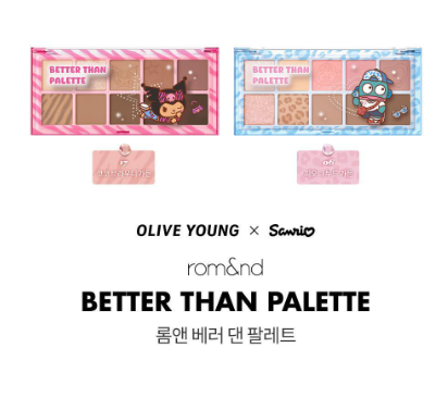 [Sanrio] Rom&nd Better Than Palette with Gift (+Hair Sheet)