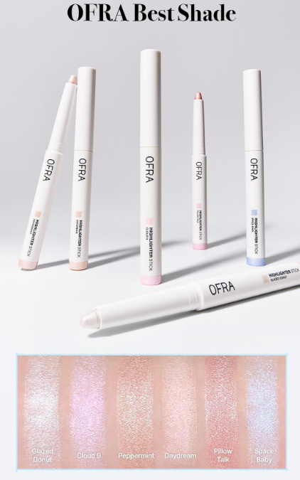 [NCT WISH PIck]  Ofra Highlighter Stick with Gift (+ Mini Hand Mirror)
