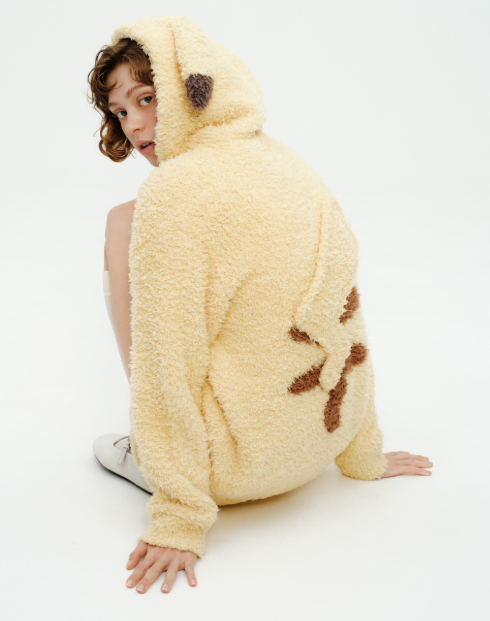 [Pokemon X Gelato Pique] Pikachu Hoodie & Shorts Set