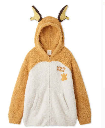 [Pokemon X Gelato Pique]  Raichu Hoodie & Shorts Set (Men)