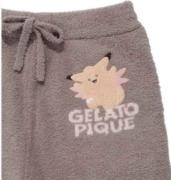 [Pokemon X Gelato Pique] Men's BABY MOCO Jacquard Pullover & Long Pants Set