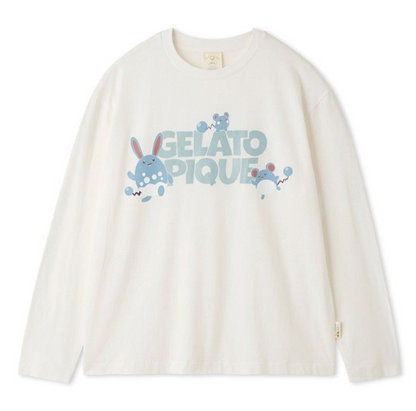 [Pokemon X Gelato Pique] Unisex Point Long T-shirt & Long Pants Set