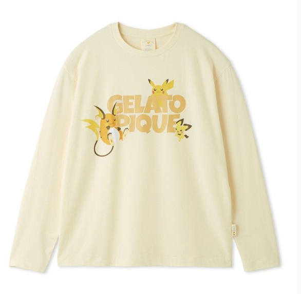 [Pokemon X Gelato Pique] Unisex Point Long T-shirt & Long Pants Set