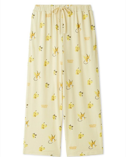 [Pokemon X Gelato Pique] Unisex Point Long T-shirt & Long Pants Set