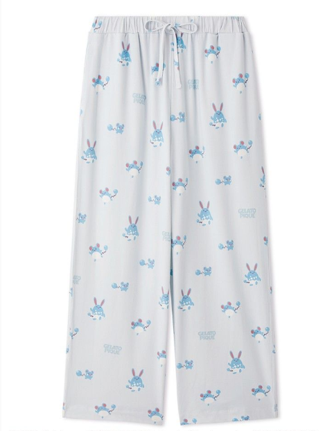 [Pokemon X Gelato Pique] Unisex Point Long T-shirt & Long Pants Set
