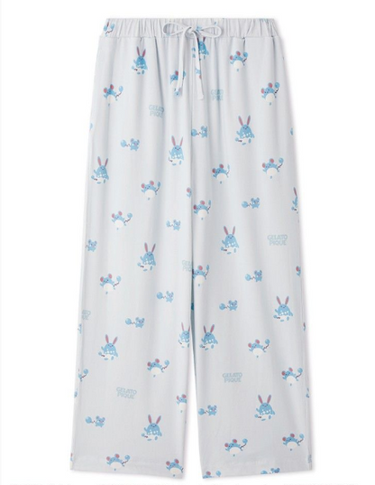 [Pokemon X Gelato Pique] Unisex Point Long T-shirt & Long Pants Set
