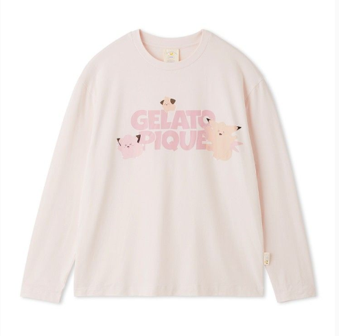 [Pokemon X Gelato Pique] Unisex Point Long T-shirt & Long Pants Set