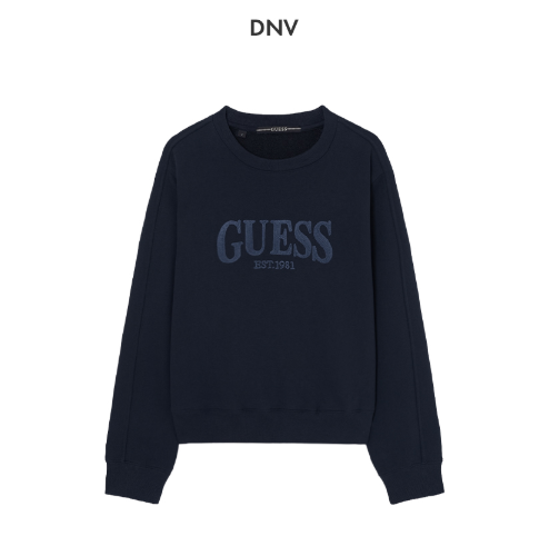 [Straykids Hyunjin Worn] 26Fall Guess Embroidered Sweatshirt