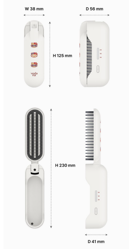 [Hello Kitty] Vodana Easy Up Hairstyler Flip  with Gift (+Pouch)