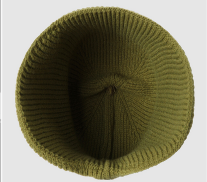 [Le Coq Sportif X KickFlip] MY OWN FLIP Earmuff Beanie - Olive