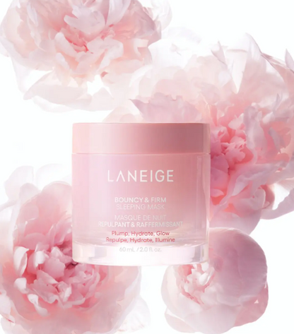 BTS Jin X Laneige Bouncy & Firm Sleeping Mask 60ml Special Set (+3 Mini Sleeping Masks)