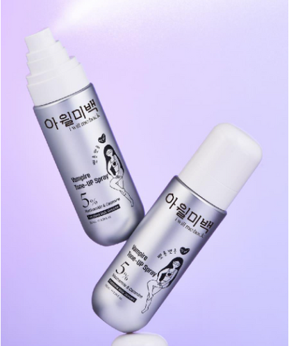 [Sanrio]  I Will Me Back Vampire Tone-Up Spray 100ml with Gift (+30ml, Kuromi Keyring)